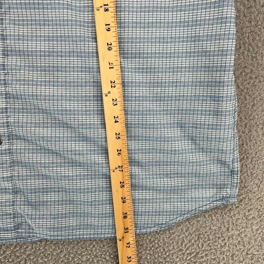 5.11 Tactical Shirt Mens XL Blue White Plaid Button Up Short Sleeve - Picture 9 of 16